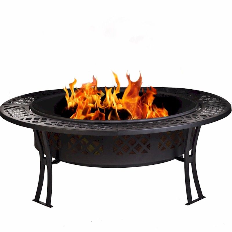 CobraCo Diamond Mesh Fire Pit With 5-inch Edge