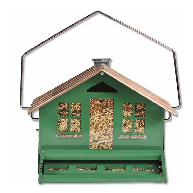 Perky-Pet Squirrel-Be-Gone Green Home Style Bird Feeder