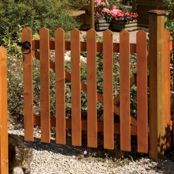 Rowlinson Picket Fence Gate 3ft x 3ft image