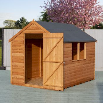 Shire Value Overlap Apex Shed 8x6 with Windows image