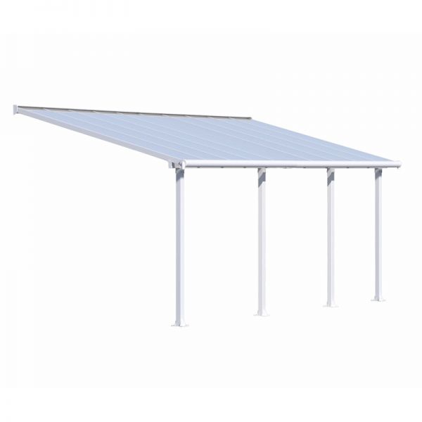 Palram - Canopia Olympia Patio Cover 3m x 6.10m White Clear