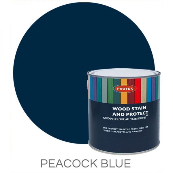 Protek Wood Stain & Protector - Peacock Blue 25 Litre