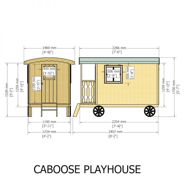 Shire Caboose Playhouse