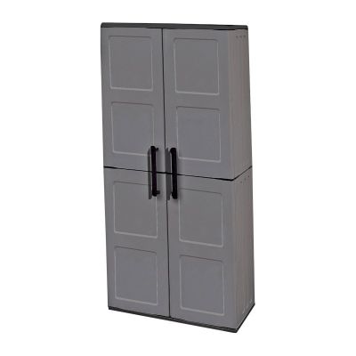 Shire Large Cupboard with Shelves Plastic Store