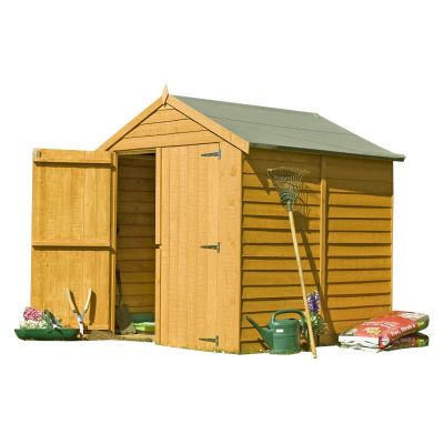 Shire Overlap Windowless Shed 6x6 with Double Doors