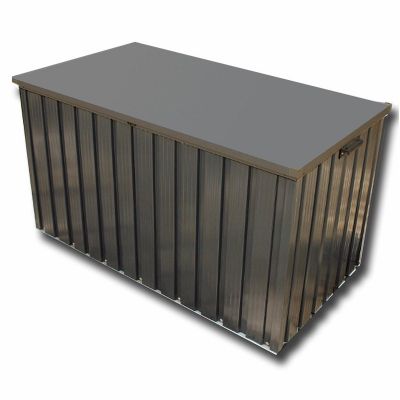 Store More Anthracite Metal Cushion Box 6x2