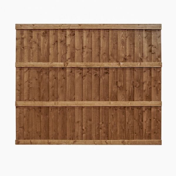 5ft x 6ft Featheredge Pressure Treated Fence Panel