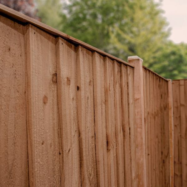 6ft x 6ft Featheredge Pressure Treated Fence Panel