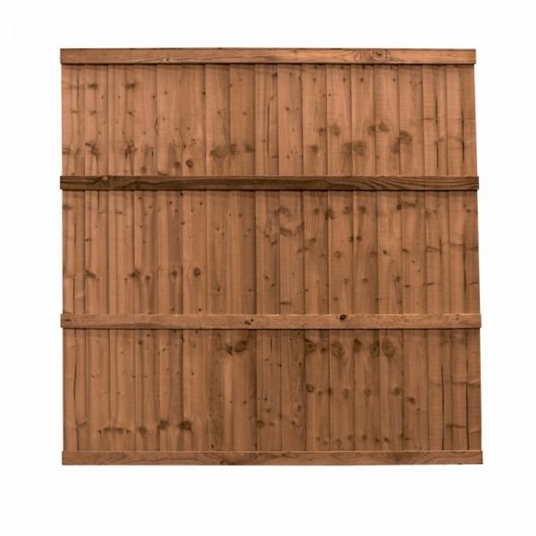 6ft x 6ft Featheredge Pressure Treated Fence Panel