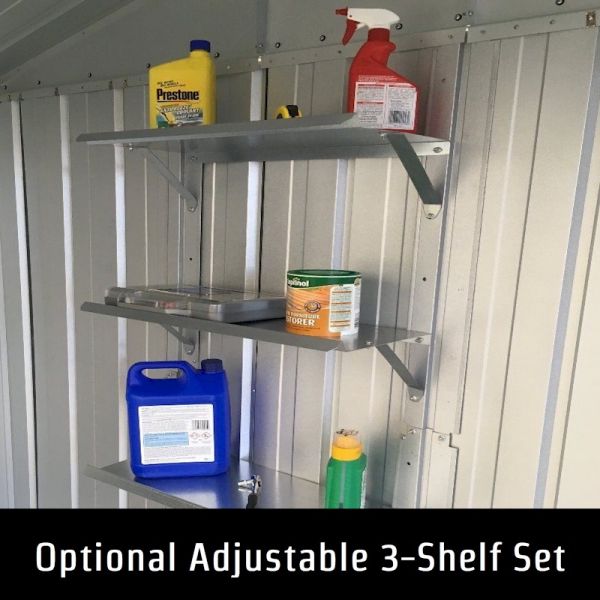 Yardmaster Castleton 1010AEYZ Metal Shed 2.85 x 2.85m