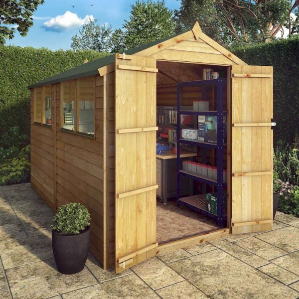 Mercia Overlap Apex Shed 10x6