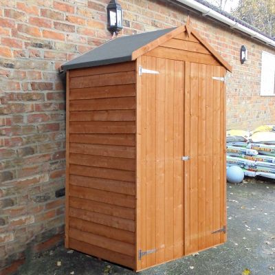 Shire Overlap Windowless Shed 4x3 with Double Doors