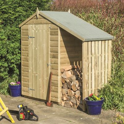 Rowlinson Oxford Shed 4x3 with Lean-to