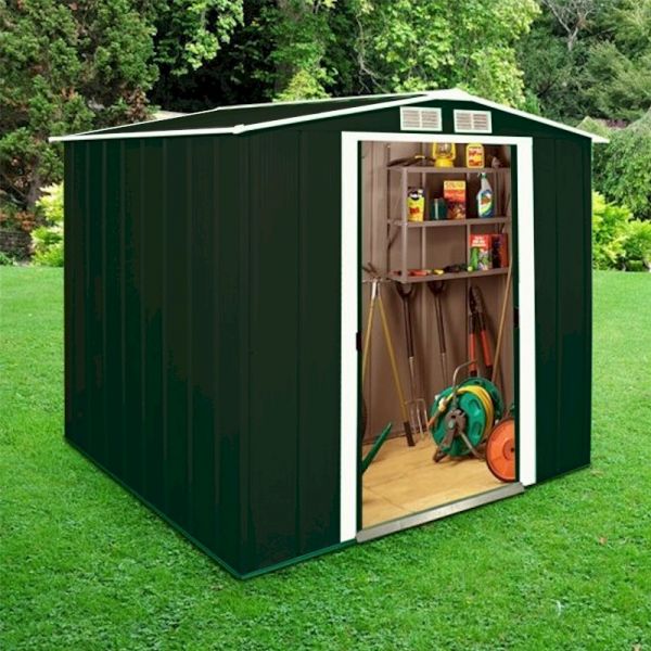 Sapphire Apex 6x6 Anthracite Metal shed