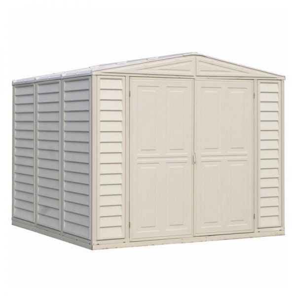 Saffron Vinyl Apex 8x8 Plastic Shed