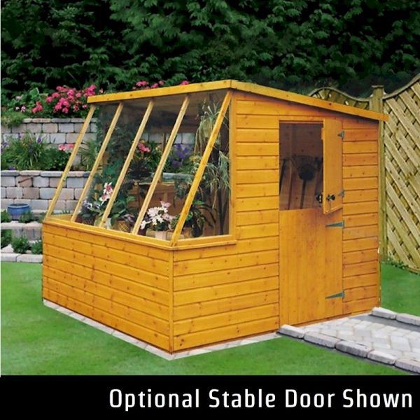 Shire Iceni Potting Shed 8x8 - Right Door (B)-58569 