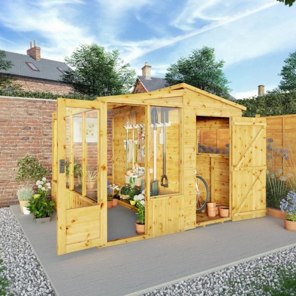 Mercia Premium Combi Greenhouse 8x8-58721 