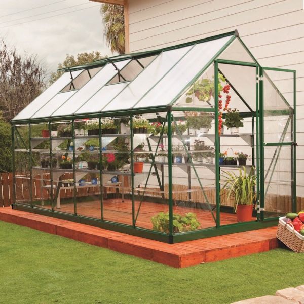 Palram - Canopia Hybrid 6x12 Greenhouse - Green