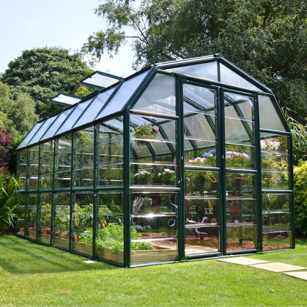 Palram - Canopia Grand Gardener Clear 8x12 Greenhouse