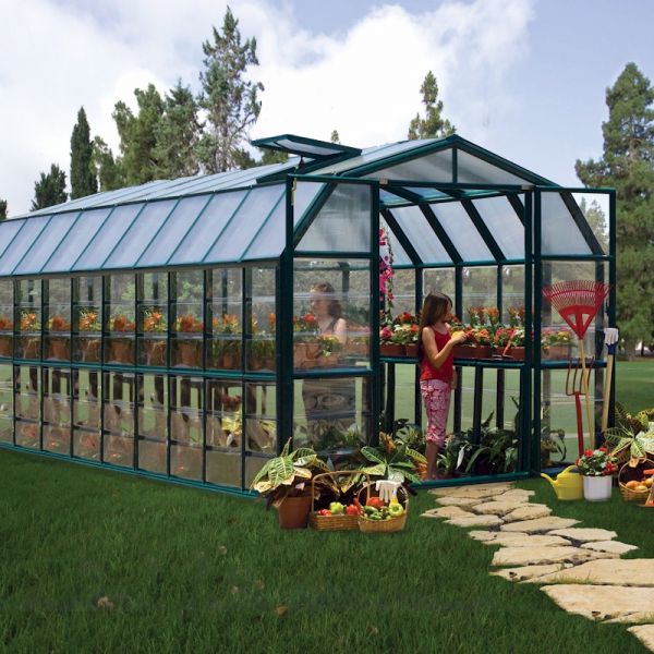 Palram - Canopia Grand Gardener Clear 8x20 Greenhouse