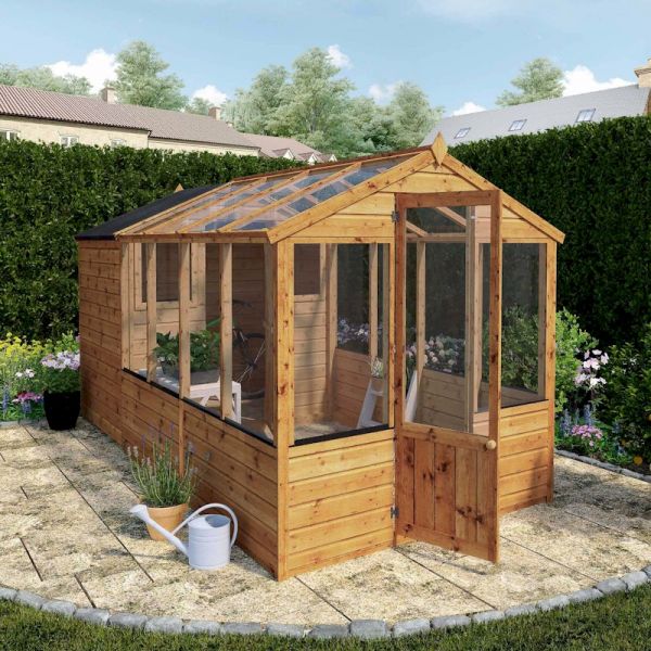 Mercia Traditional Apex Greenhouse Combi Shed 12x6
