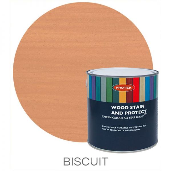Protek Wood Stain & Protector - Biscuit 1 Litre