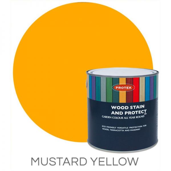 Protek Wood Stain & Protector - Mustard Yellow 5 Litre