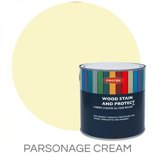 Protek Wood Stain & Protector - Parsonage Cream 5 Litre
