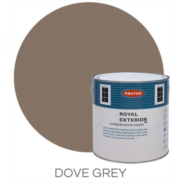 Protek Royal Exterior Wood Stain - Dove Grey 1 Litre