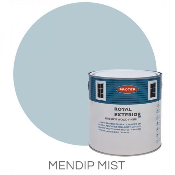 Protek Royal Exterior Wood Stain - Mendip Mist 1 Litre