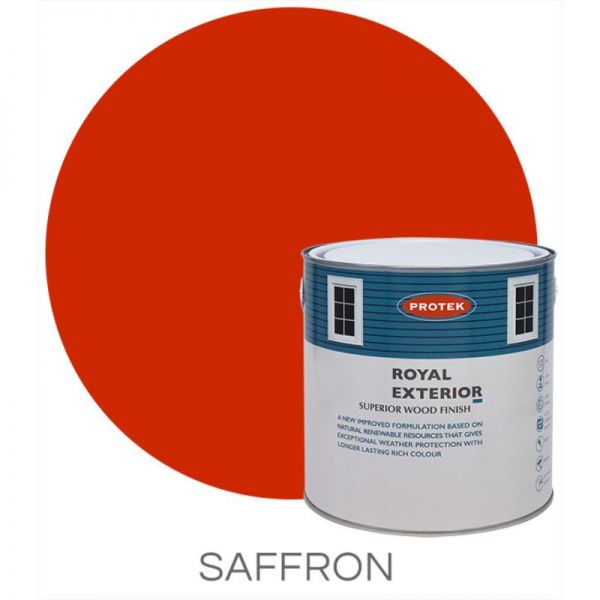 Protek Royal Exterior Wood Stain - Saffron 1 Litre
