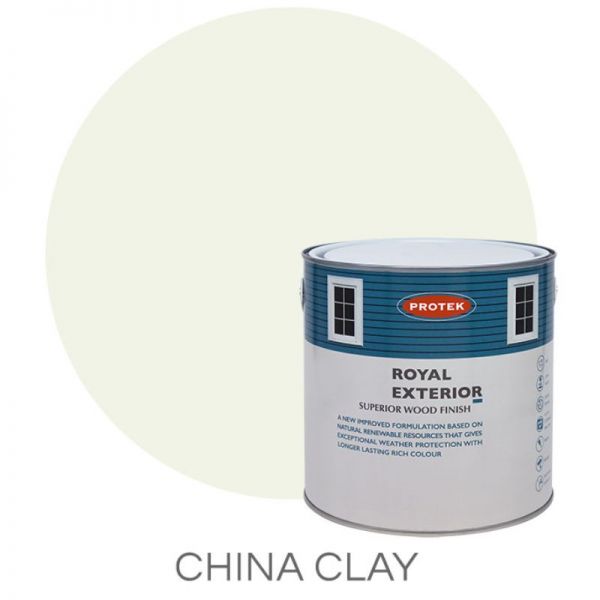 Protek Royal Exterior Wood Stain - China Clay 5 Litre