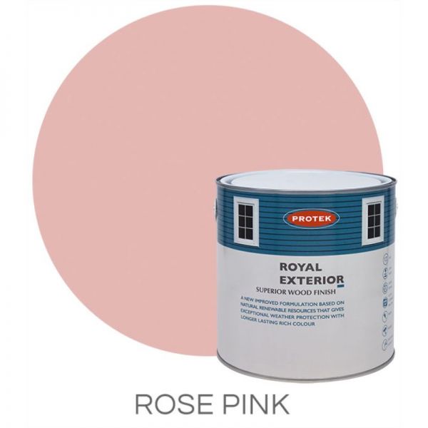 Protek Royal Exterior Wood Stain - Rose Pink 5 Litre