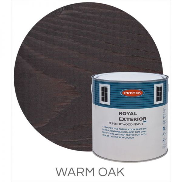 Protek Royal Exterior Wood Stain - Warm Oak 5 Litre