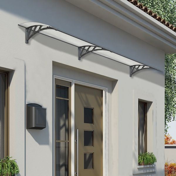 Palram - Canopia Door Canopy Neo 2700 Grey Twinwall