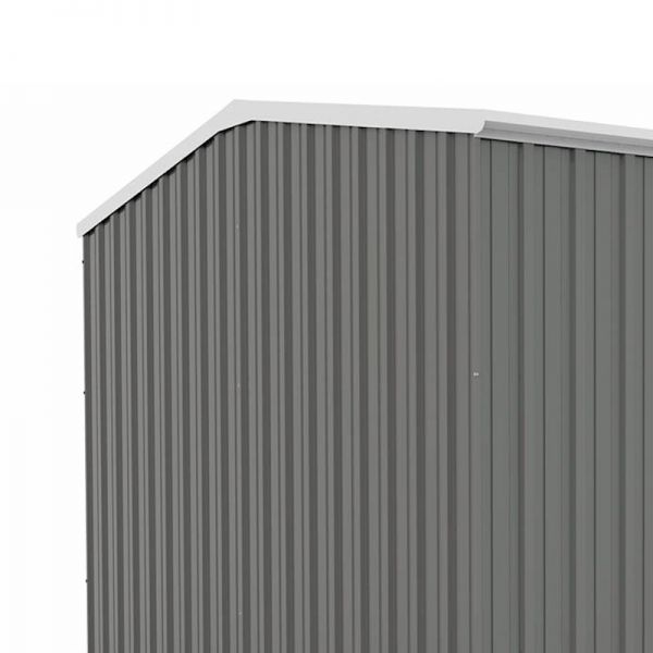 Absco Premier Woodland Grey Metal Shed 2.26m x 3.0m