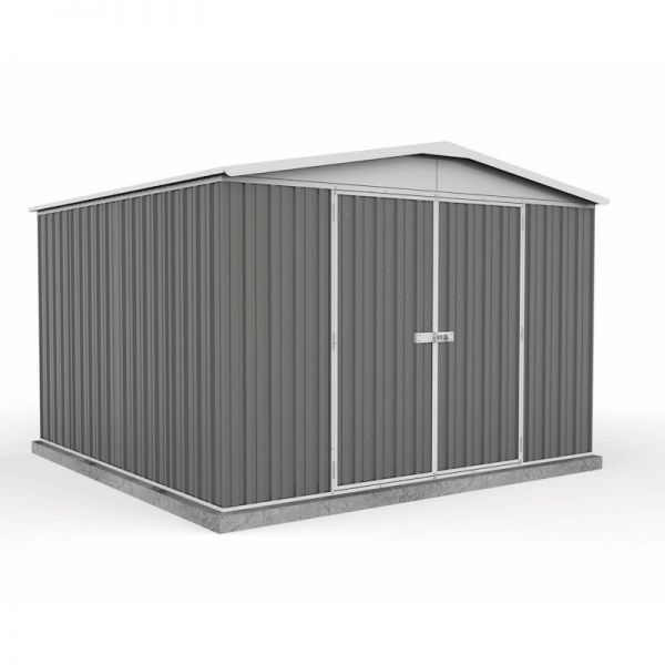 Absco Regent Woodland Grey Metal Shed 3.0m x 2.92m