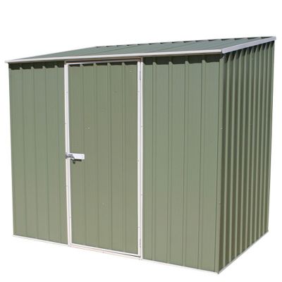 Absco Space Saver Pale Eucalyptus Metal Shed 2.26 x 1.52m