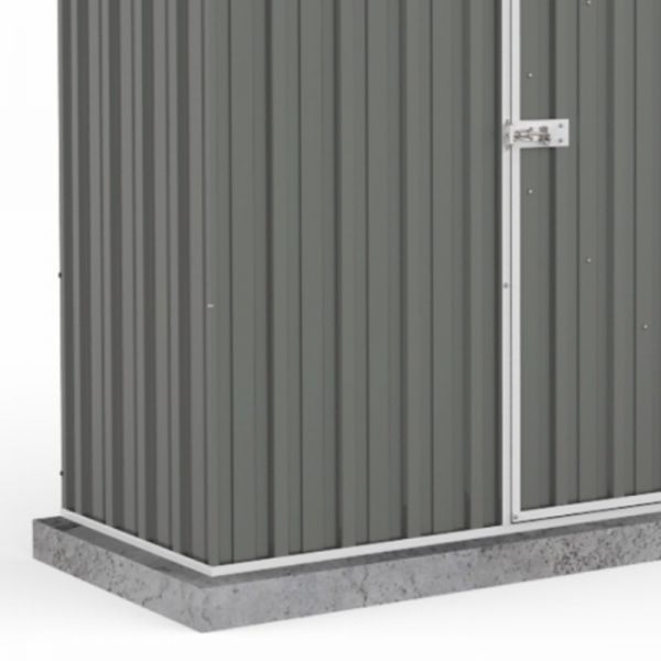 Absco Space Saver Woodland Grey Metal Shed 2.26m x 0.78m