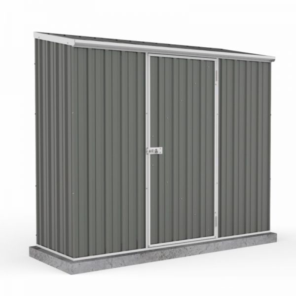 Absco Space Saver Woodland Grey Metal Shed 2.26m x 0.78m