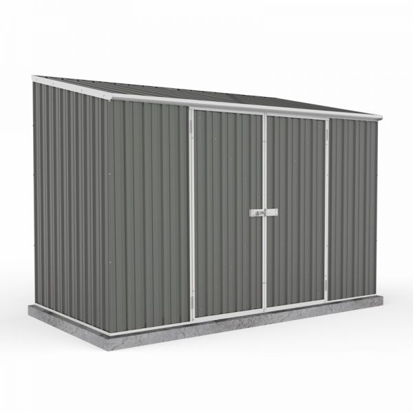 Absco Space Saver Woodland Grey Metal Shed 3.0m x 1.52m