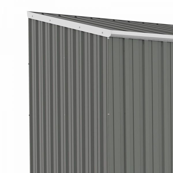 Absco Space Saver Woodland Grey Metal Shed 3.0m x 1.52m