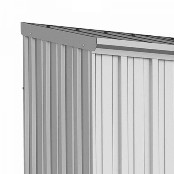 Absco Space Saver Zinc Metal Shed 2.26m x 0.78m