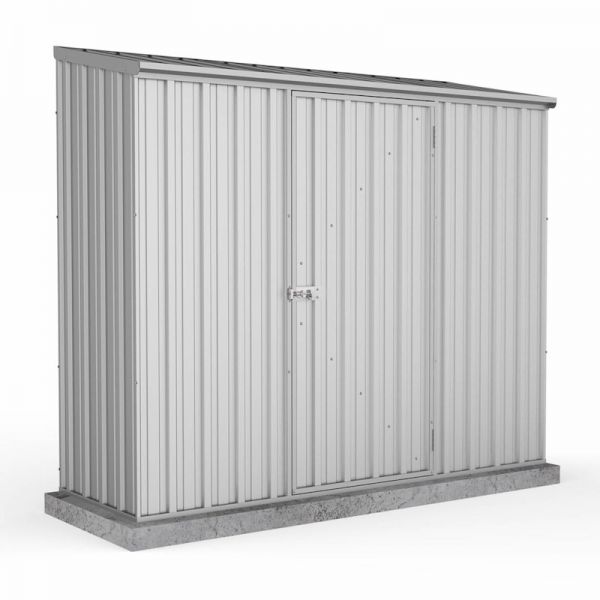 Absco Space Saver Zinc Metal Shed 2.26m x 0.78m