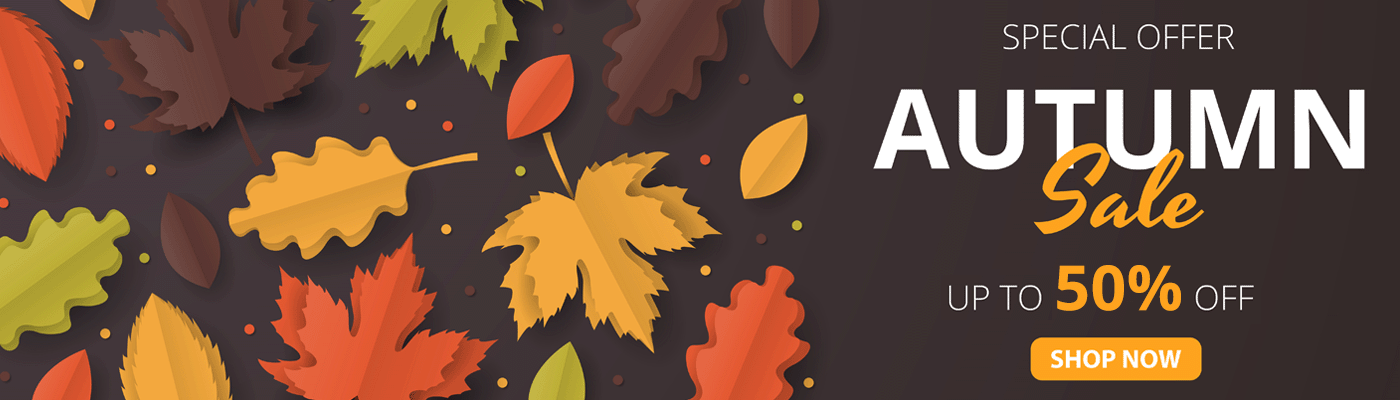Autumn Sale Offers - Up to 50% OFF