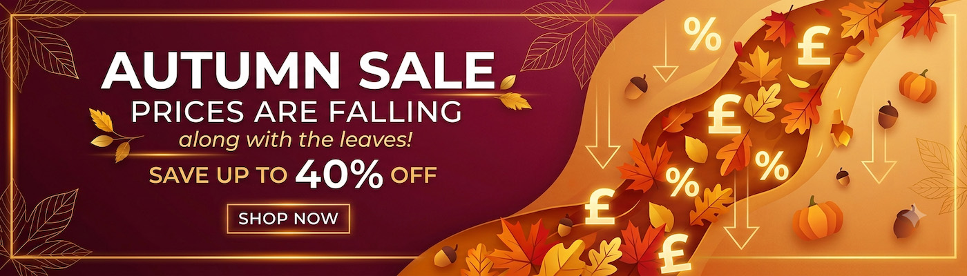 AUTUMN SALE... PRICES ARE FALLING... along with the leaves!