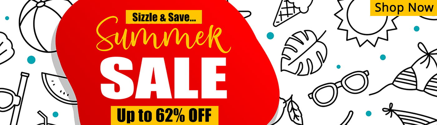 Sizzle & Save... Summer SALE - Up to 62% OFF