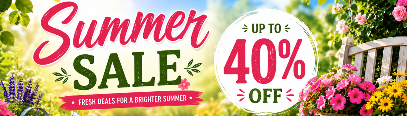 Summer Sale - Fresh Deals For A Brighter Summer - Up to 40% OFF