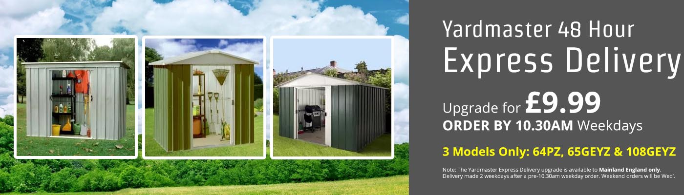 Yardmaster 48 Hour Express Delivery - Only £9.99 - 3 Models Only (64PZ, 65GEYZ & 1013GEYZ)