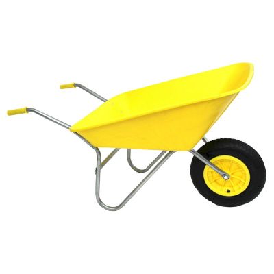 Bullbarrow Picador Yellow Wheelbarrow